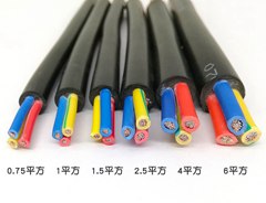 珠江RVV电缆 护套RVV电缆
